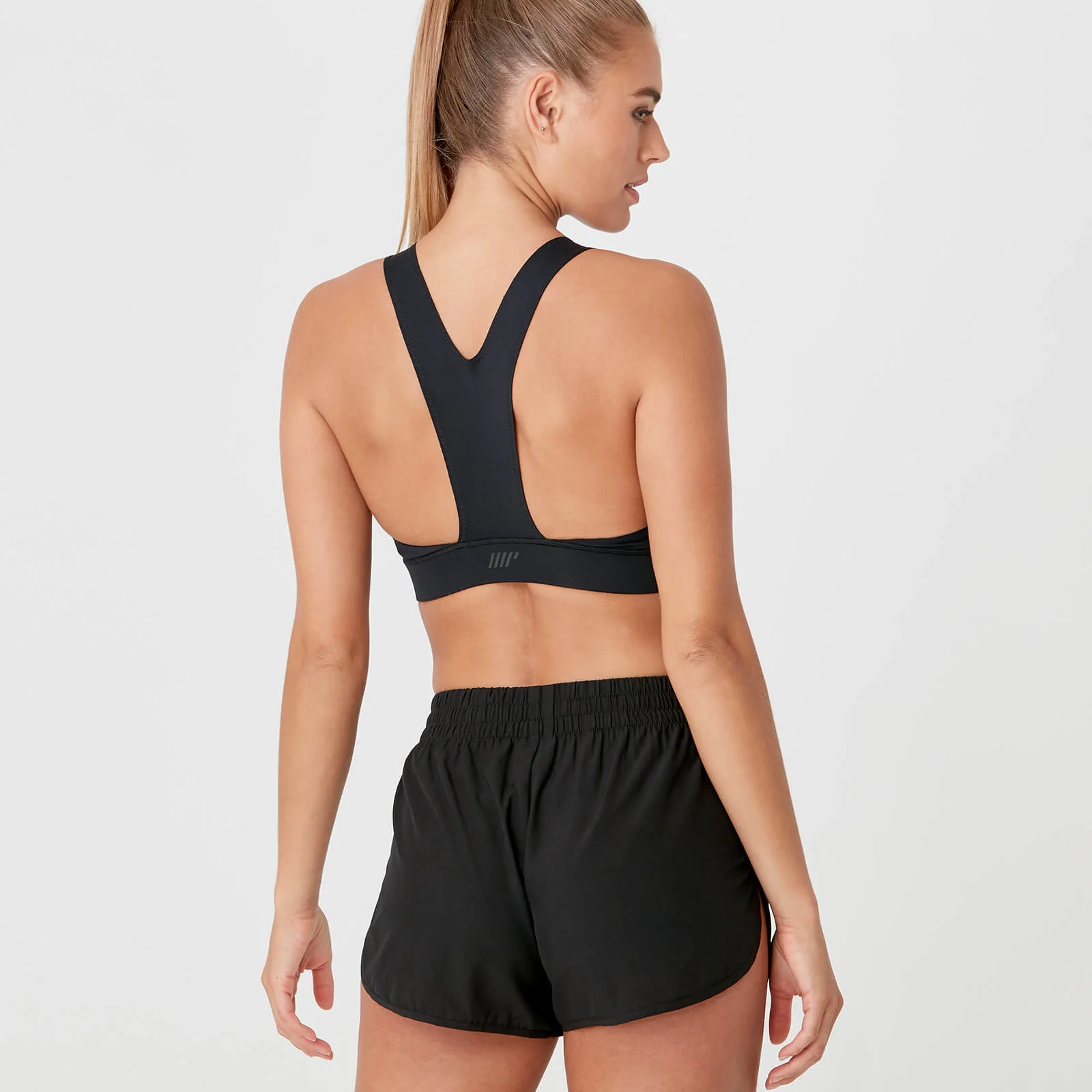 Racer Sports Bra - Black - XS Image 1