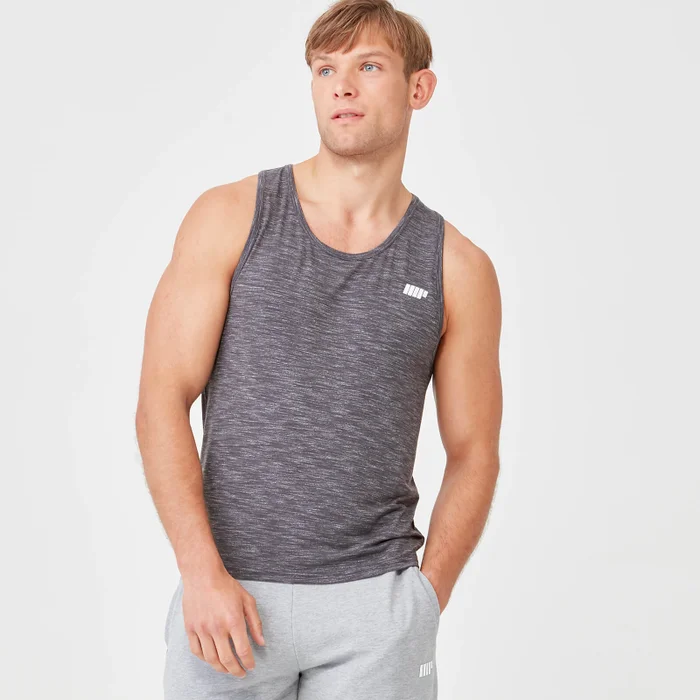 Performance Tank Top - Charcoal Marl