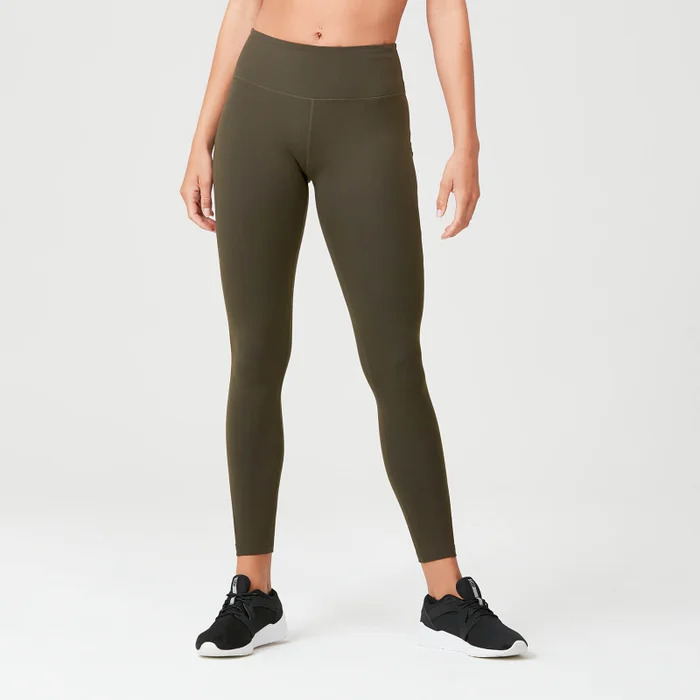 Power Mesh Leggings - Crimson