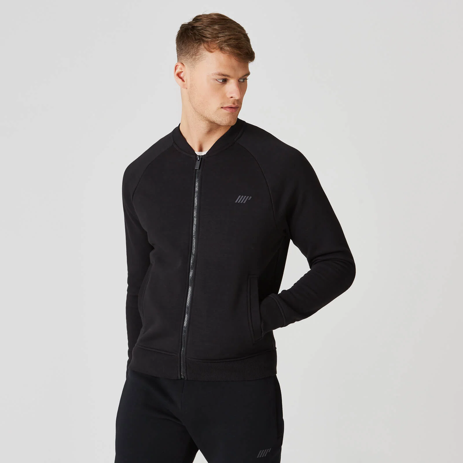 MP Men's Tru-Fit Bomber 2.0 - Black - XS Image 1