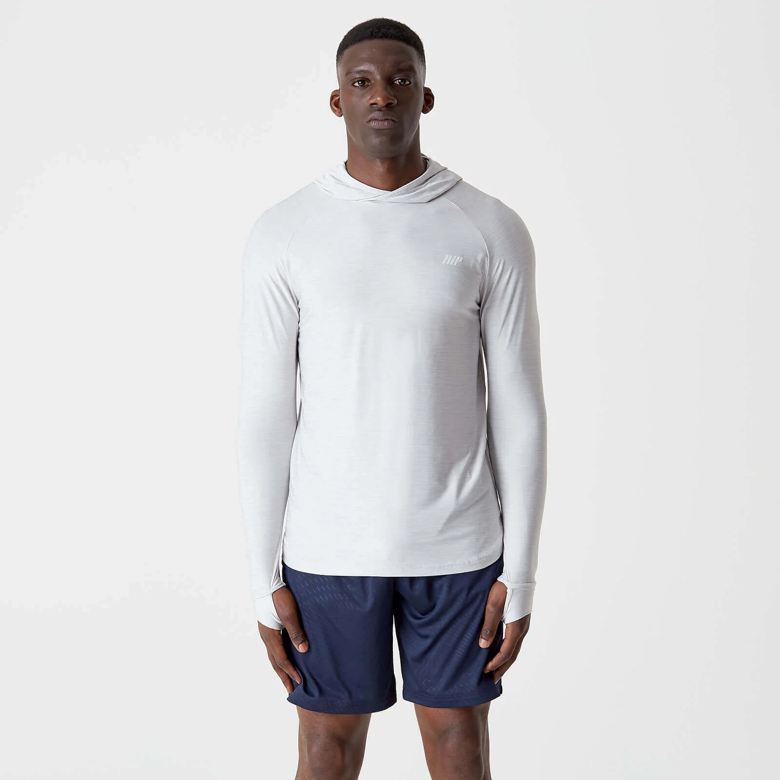 Dry-Tech Infinity Hoodie - Silver Marl - XS Image 1