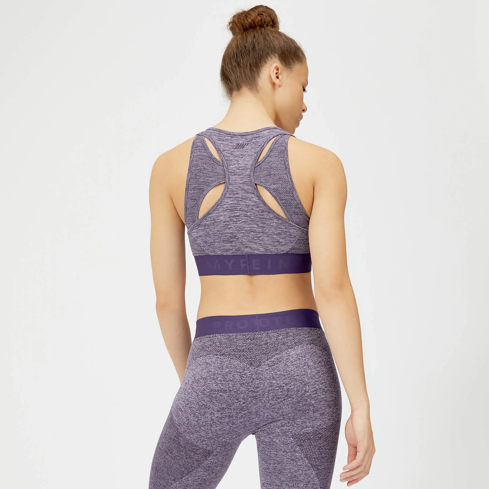 MP Women's Inspire Seamless Sports Bra - Purple - XS Image 1