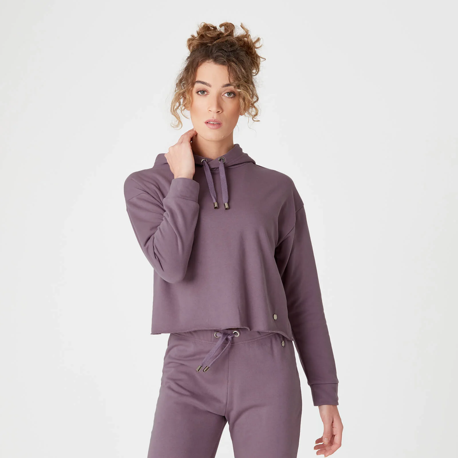 Luxe Lounge Hoodie - Mauve - XS Image 1