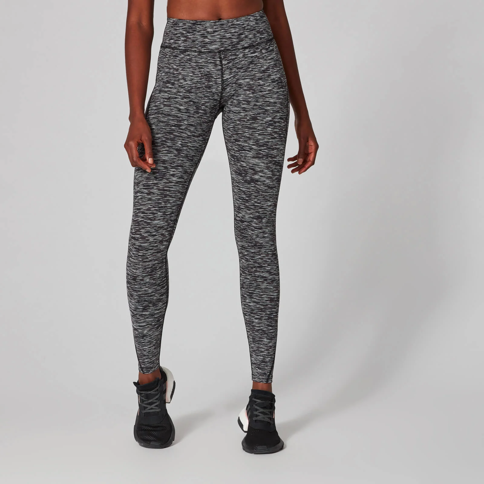 MP Women's Power Leggings - Black Space Dye - XS Image 1