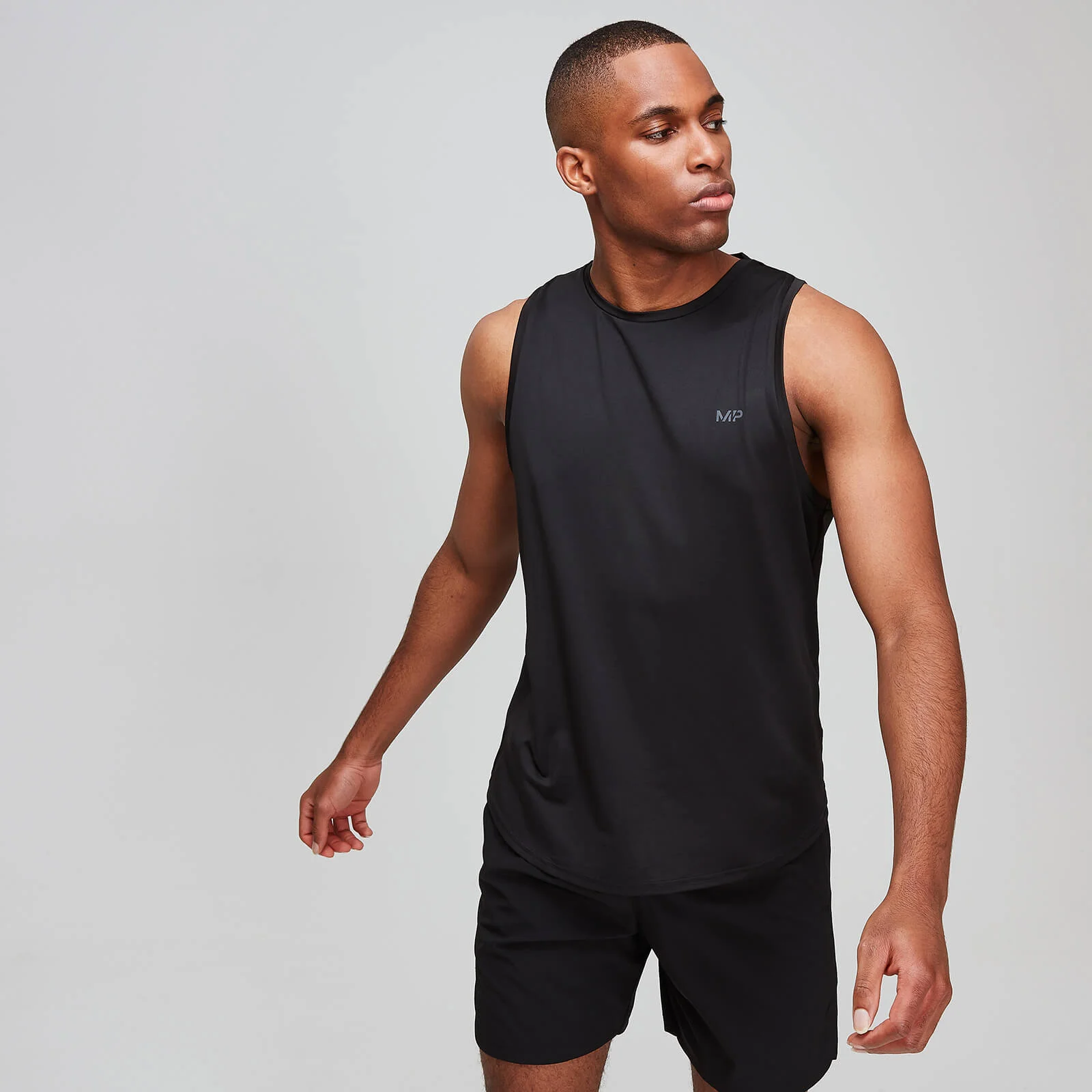 MP Men's Dry Tech Training Essentials Tank Top - Black - XS Image 1