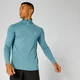 Performance 1/4 Zip Top - Airforce Blue Marl