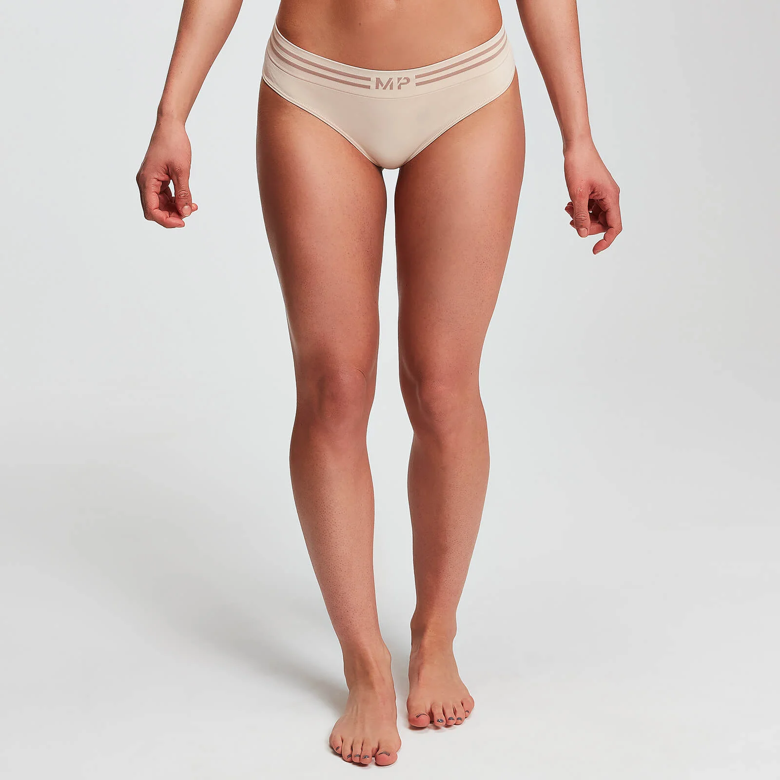 MP Women's Seamless Thong - Beige - XXL Image 1