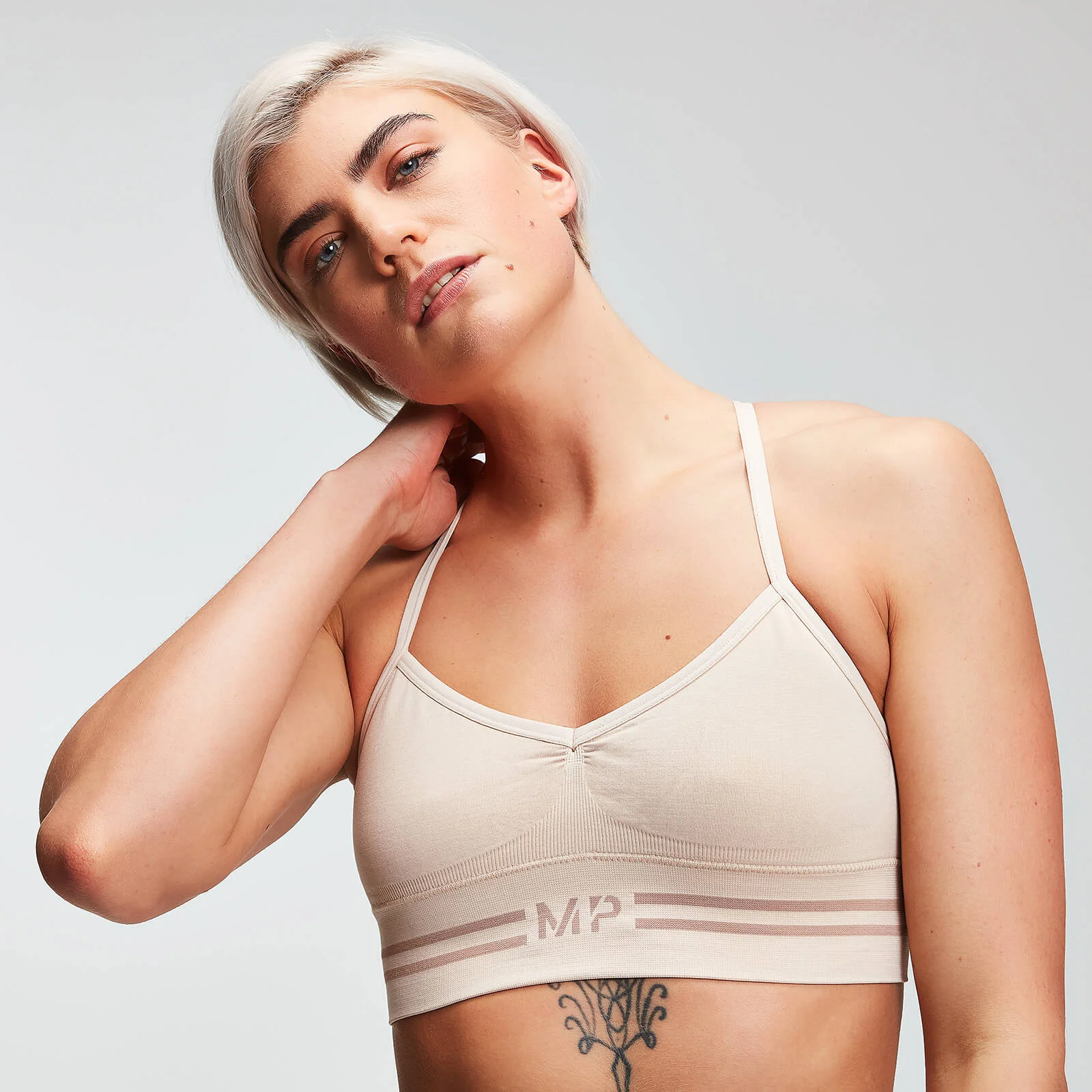MP Women's Seamless Bralette - Beige - XL Image 1