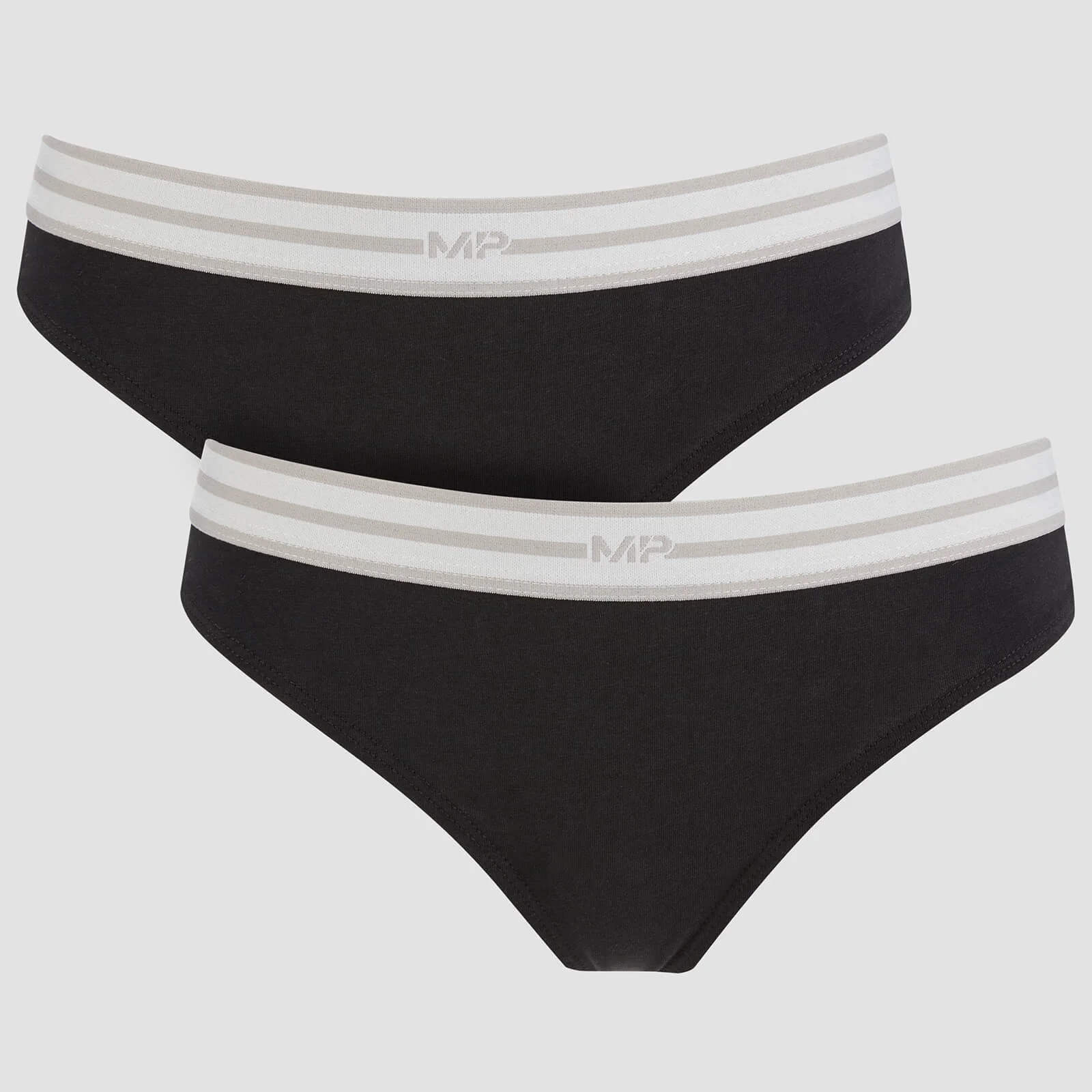 MP Women's Thong - Black (2 Pack) - XXS Image 1