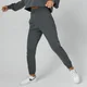 High-Waisted Acid Wash Joggers - Carbon