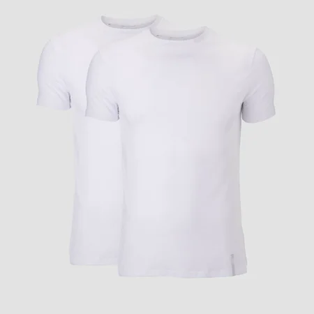 MP Men's Luxe Classic T-Shirt – White/White (2 Pack)