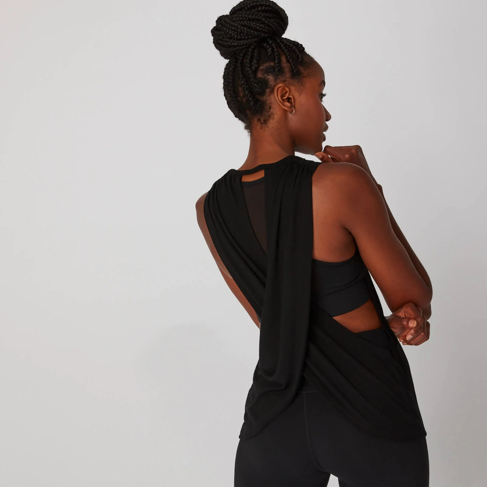 Cross Back Vest - Black - XS Image 1
