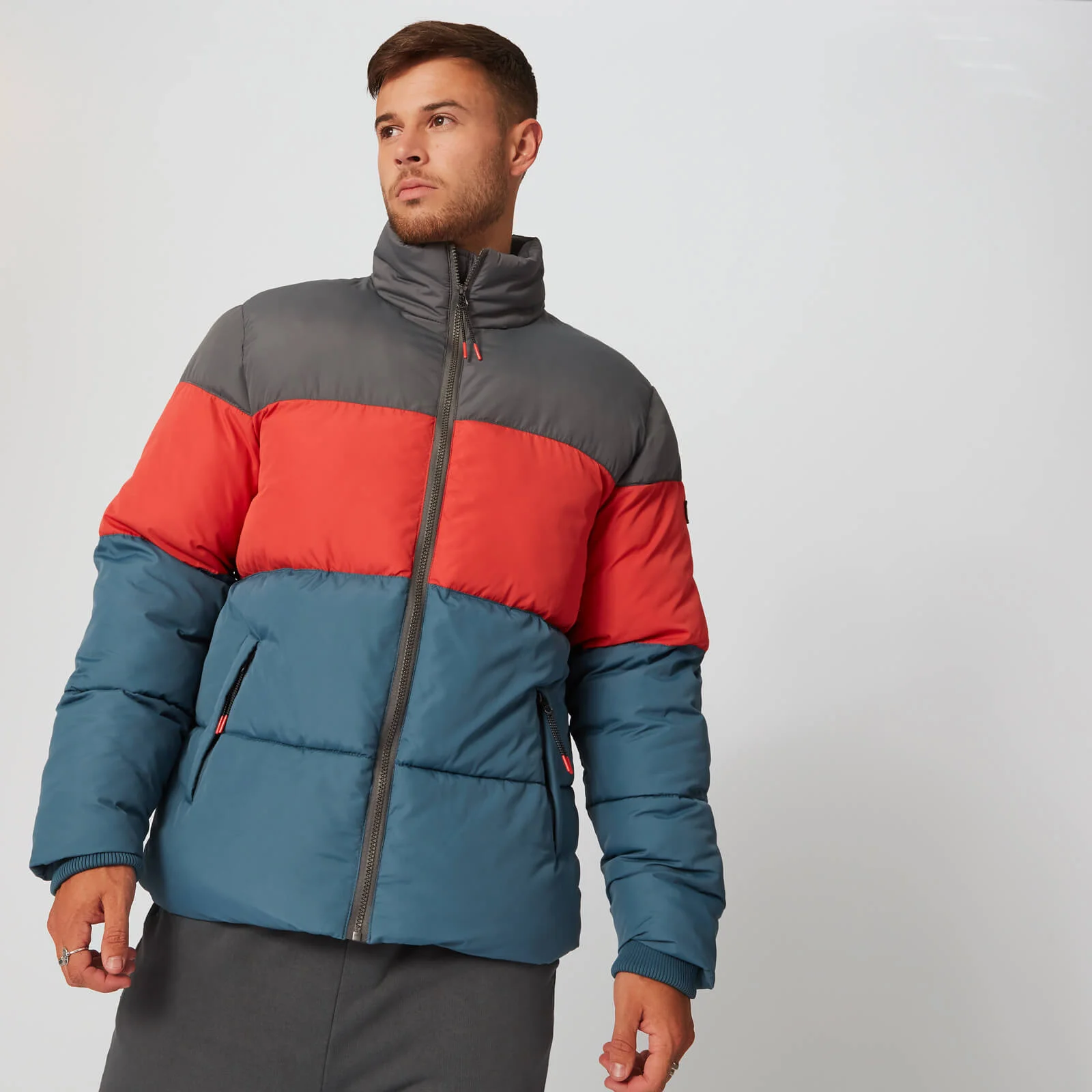 MP Men's Colour Block Puffer Jacket - Diesel - XS Image 1