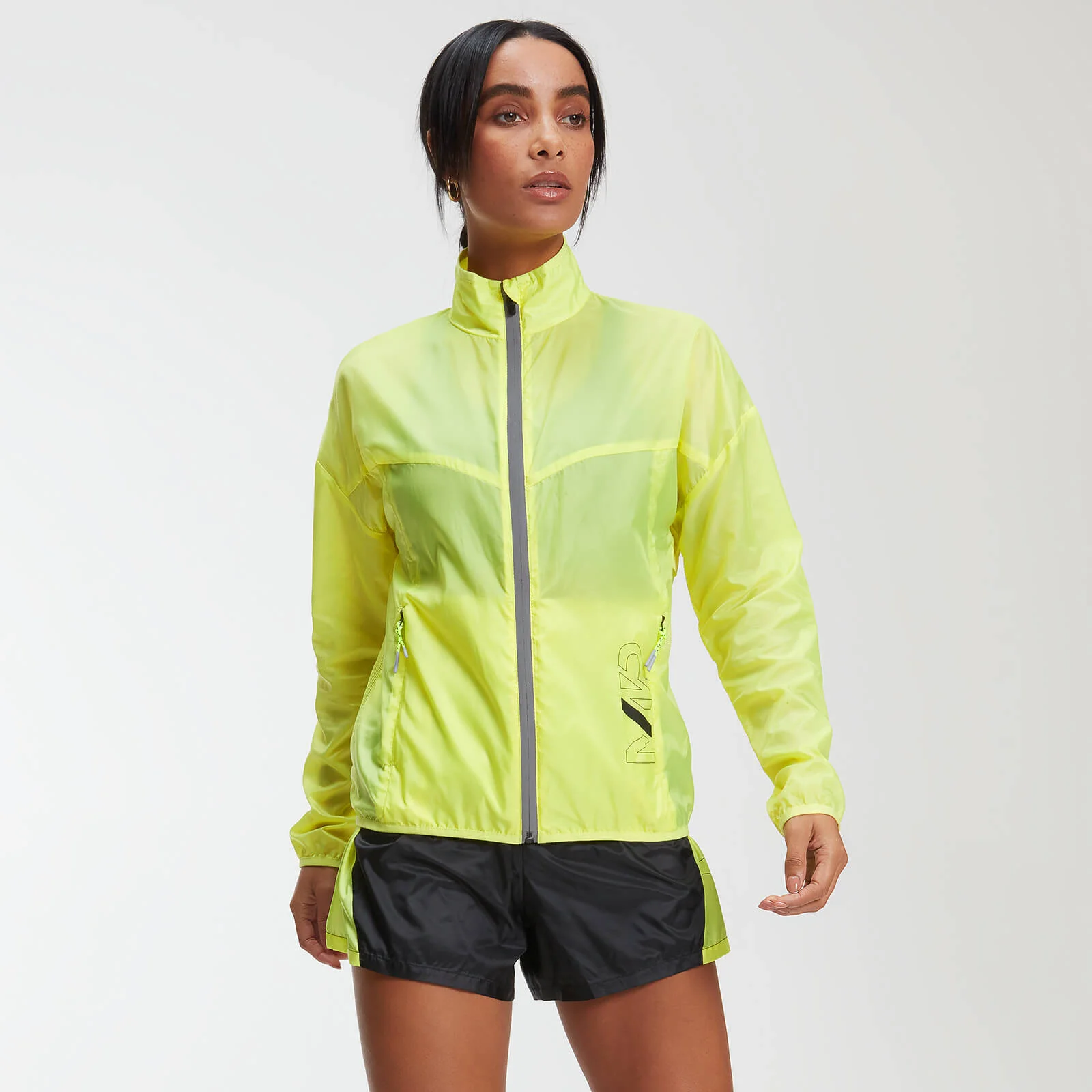 MP Women's Training Reflective Windbreaker - Limeade - XS Image 1