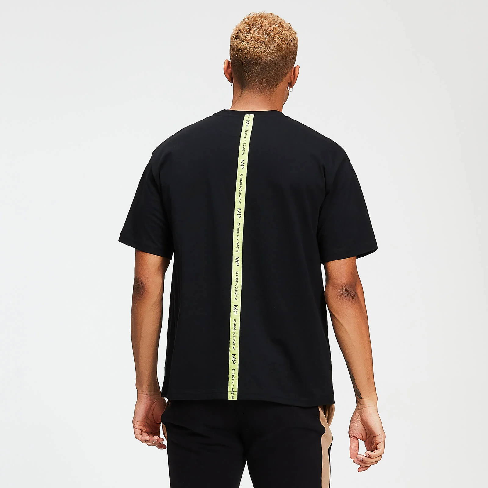MP Rest Day Men's Tape T-Shirt - Black - XS Image 1