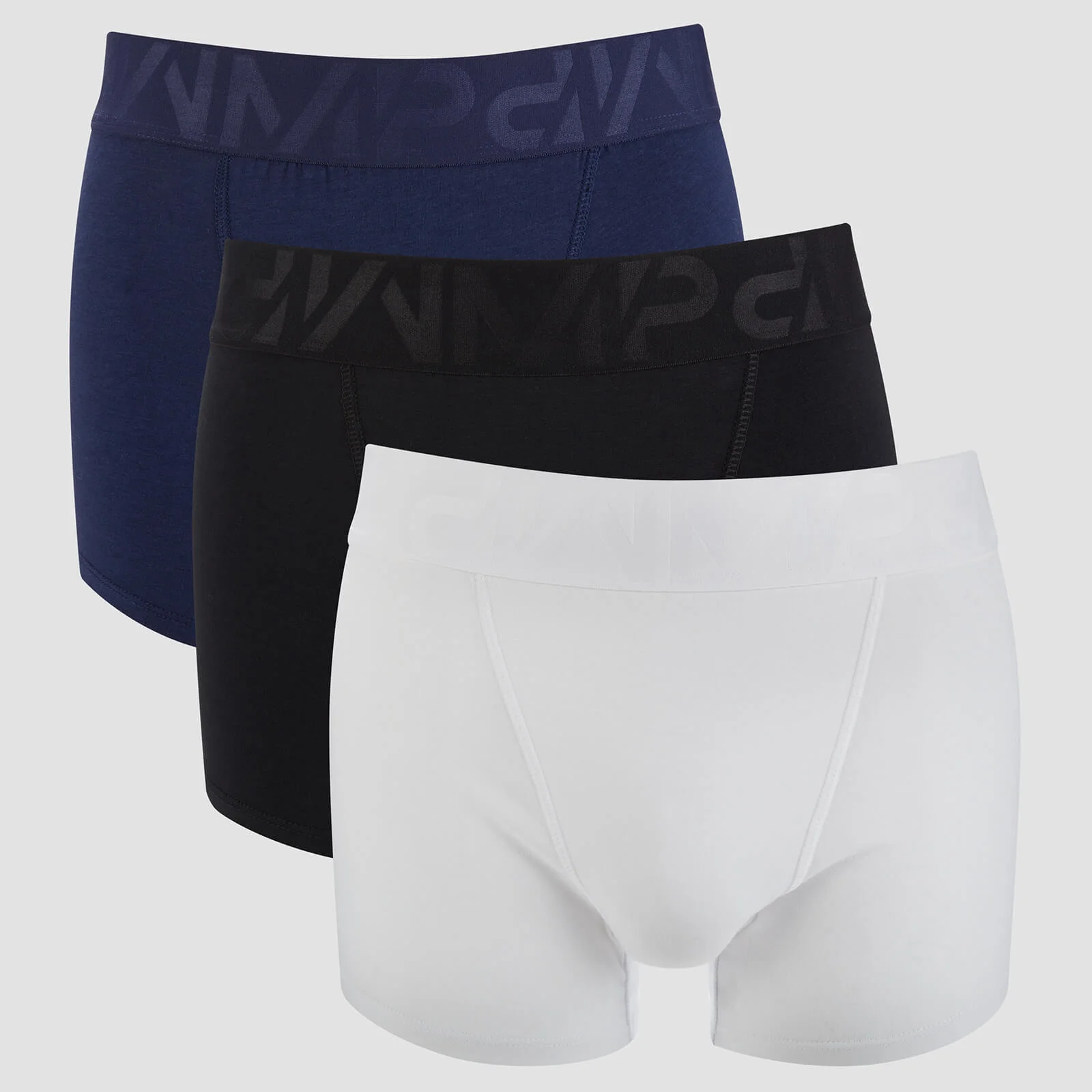 MP Men's Sport Boxers - Black/White/Navy (3 Pack) - XS Image 1