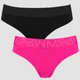 MP Women's Cotton Hipster - Super Pink/Black (2 Pack)