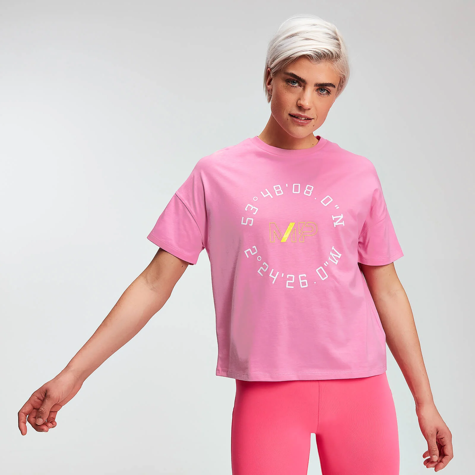 MP Women's Power Graphic T-Shirt - Candy - XS Image 1