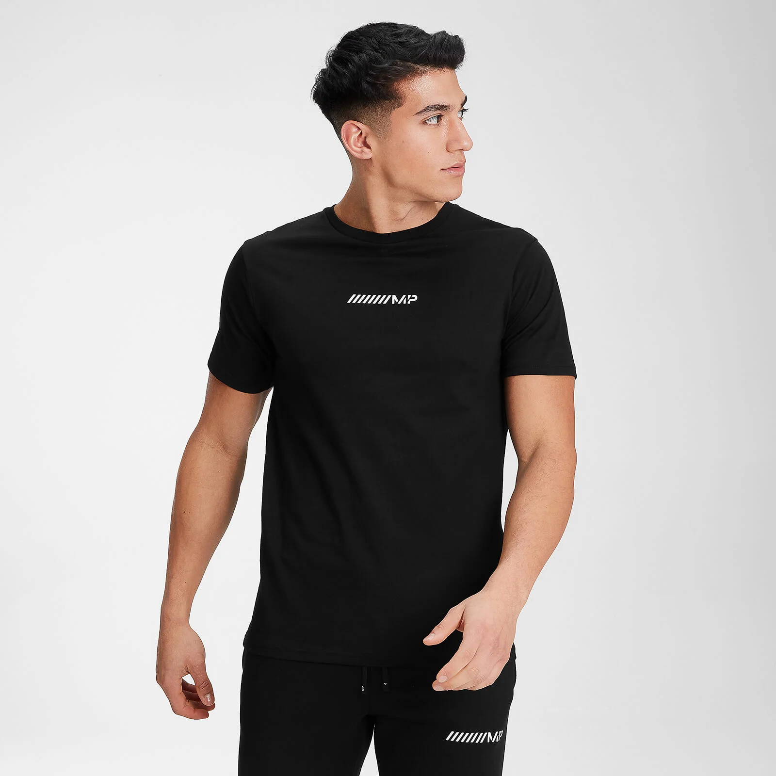 MP Men's Contrast Graphic Short Sleeve T-Shirt - Black - XXS Image 1