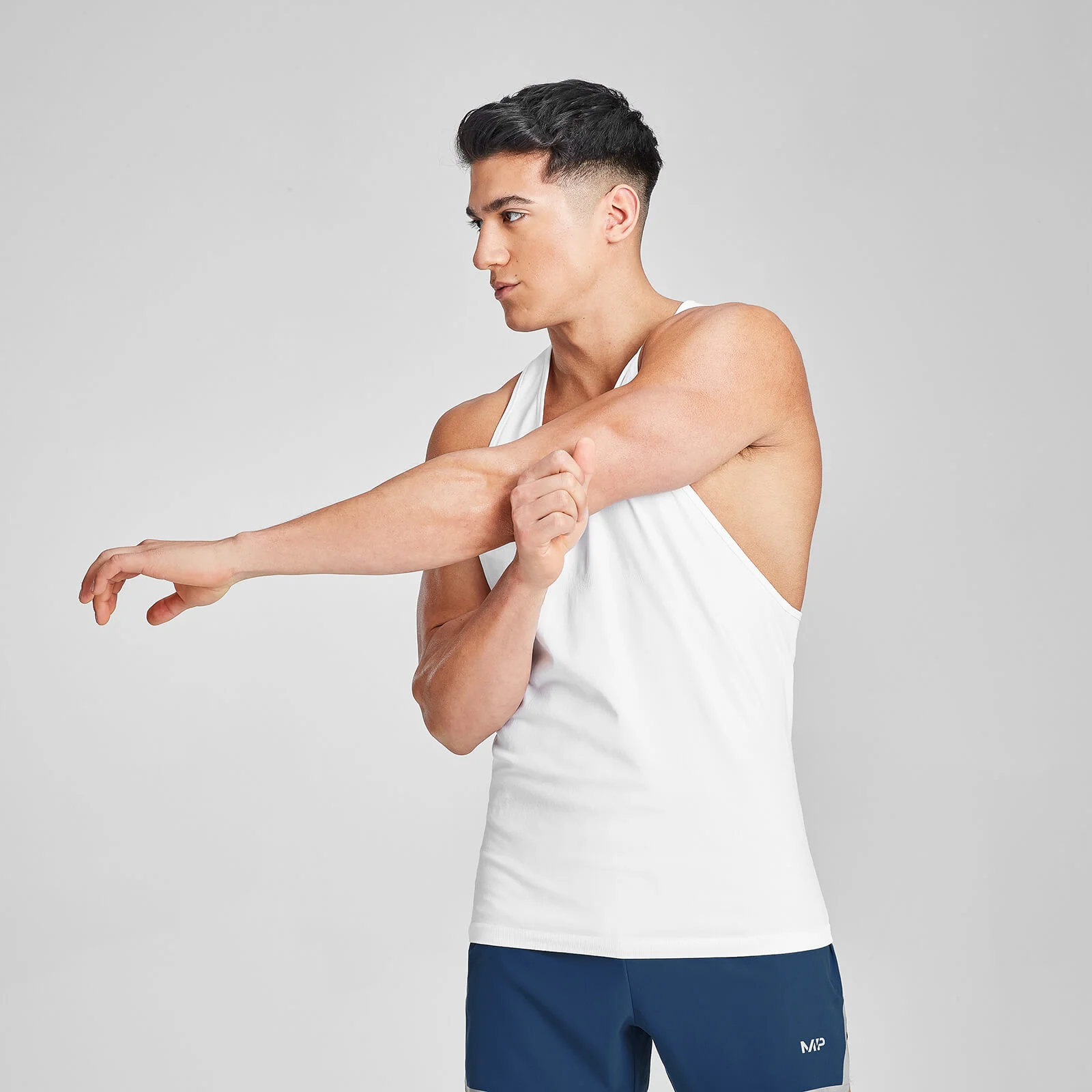 MP Men's Velocity Tank- White - XS Image 1