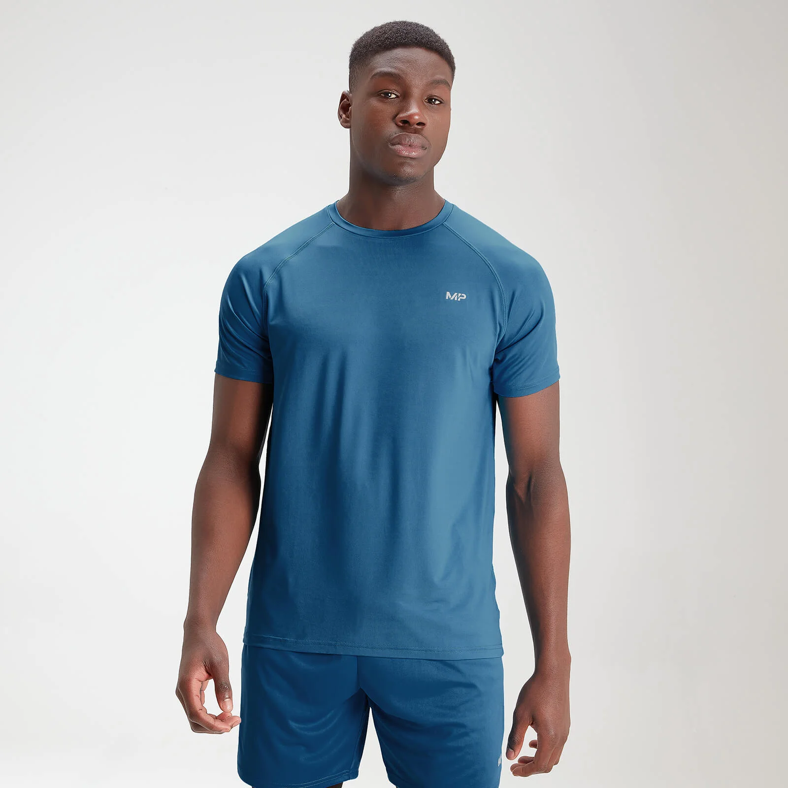MP Men's Essentials Training T-Shirt - Aqua - XXS Image 1