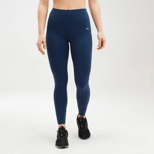 MP Women's Power Mesh Leggings - Dark Blue - Size XXS