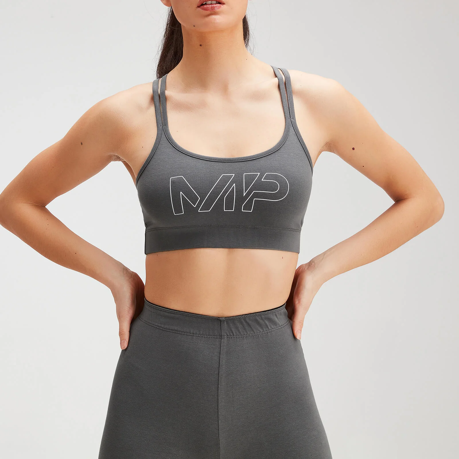 MP Women's Originals Sports Bra - Carbon - XXS Image 1