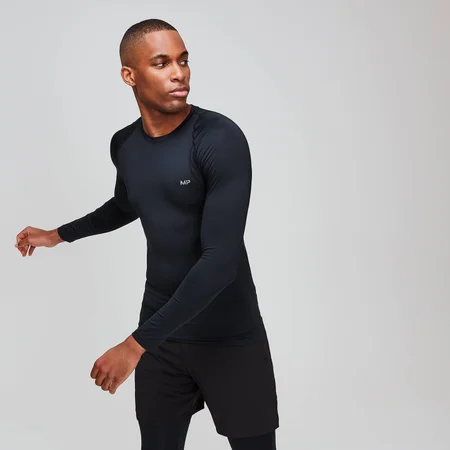 MP Men's Training Long Sleeve Baselayer - Black