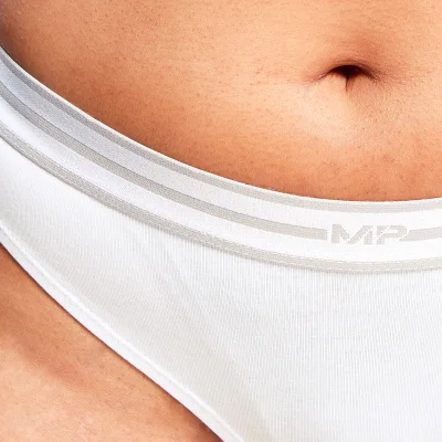 MP Women's Seamless Thong - White - XS Image 8