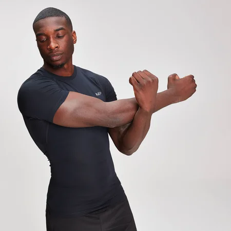 MP Men's Training Short Sleeve Baselayer - Black