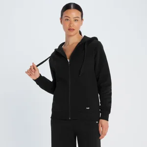 MP Women's Zip Through Hoodie - Black - Size XS