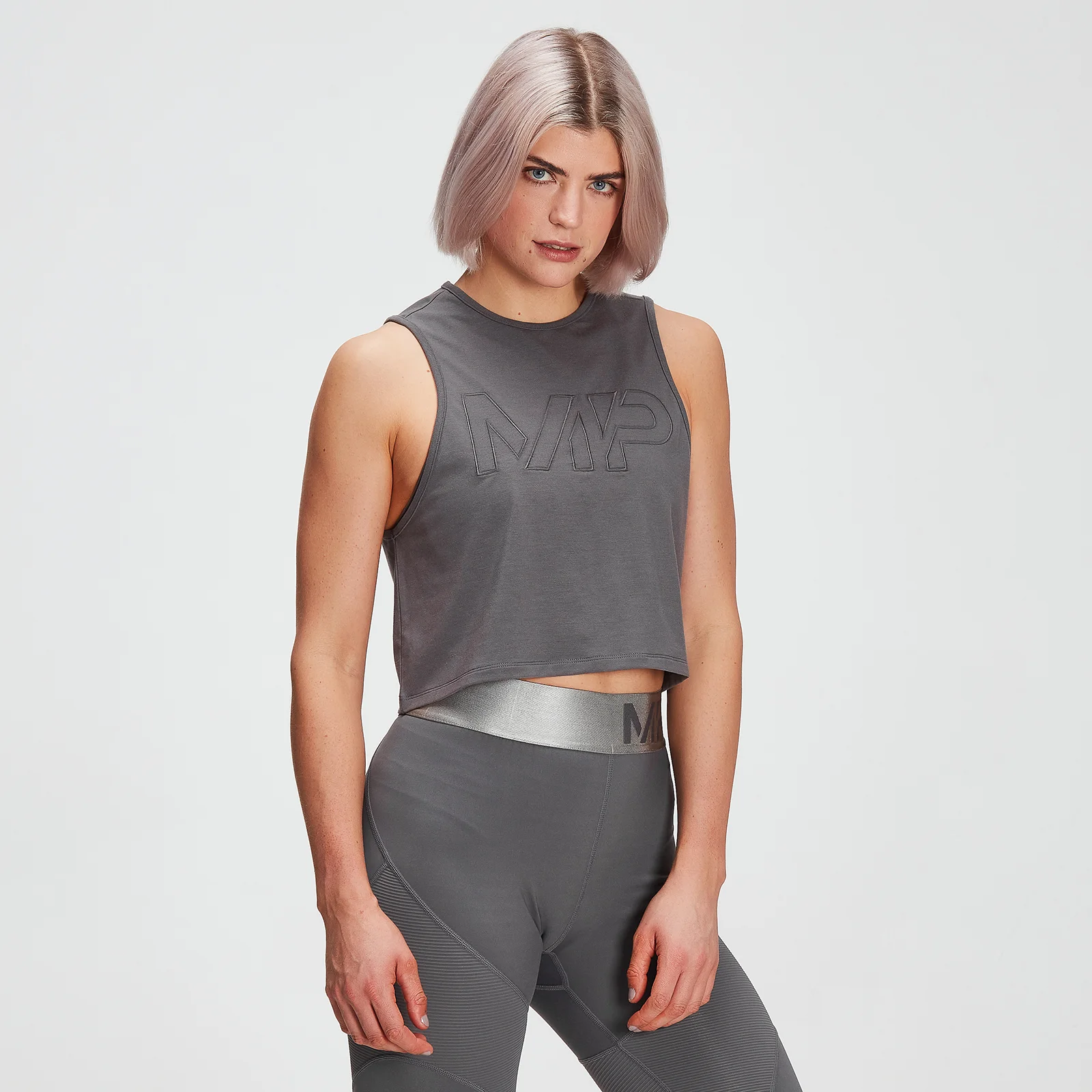 MP Women's Adapt drirelease® Reach Vest- Carbon - XXS Image 1