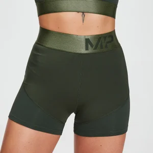 MP Women's Adapt Textured Shorts- Dark Green - Size S