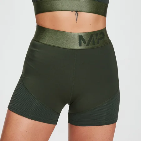 MP Women's Adapt Textured Shorts- Dark Green