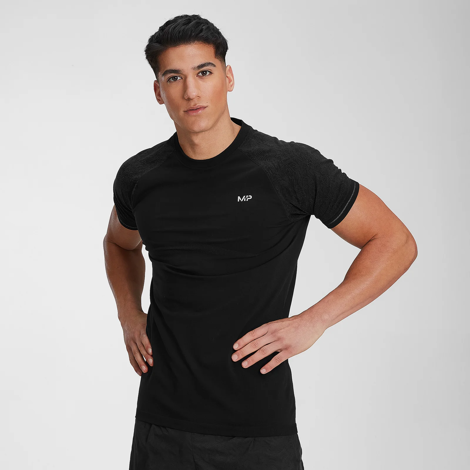 MP Men's Velocity Short Sleeve T-Shirt- Black - S Image 1