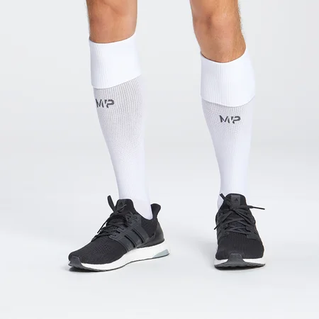 MP Full Length Football Socks – White