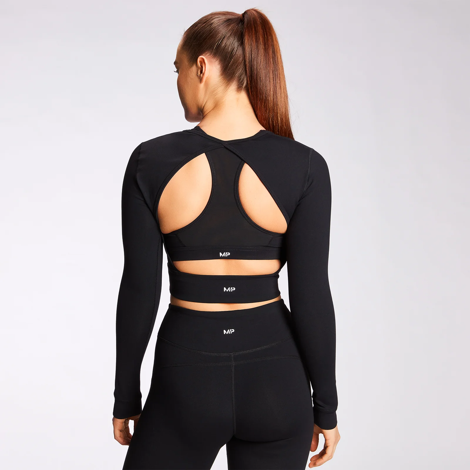 MP Women's Power Long Sleeve Top - Black - S Image 1