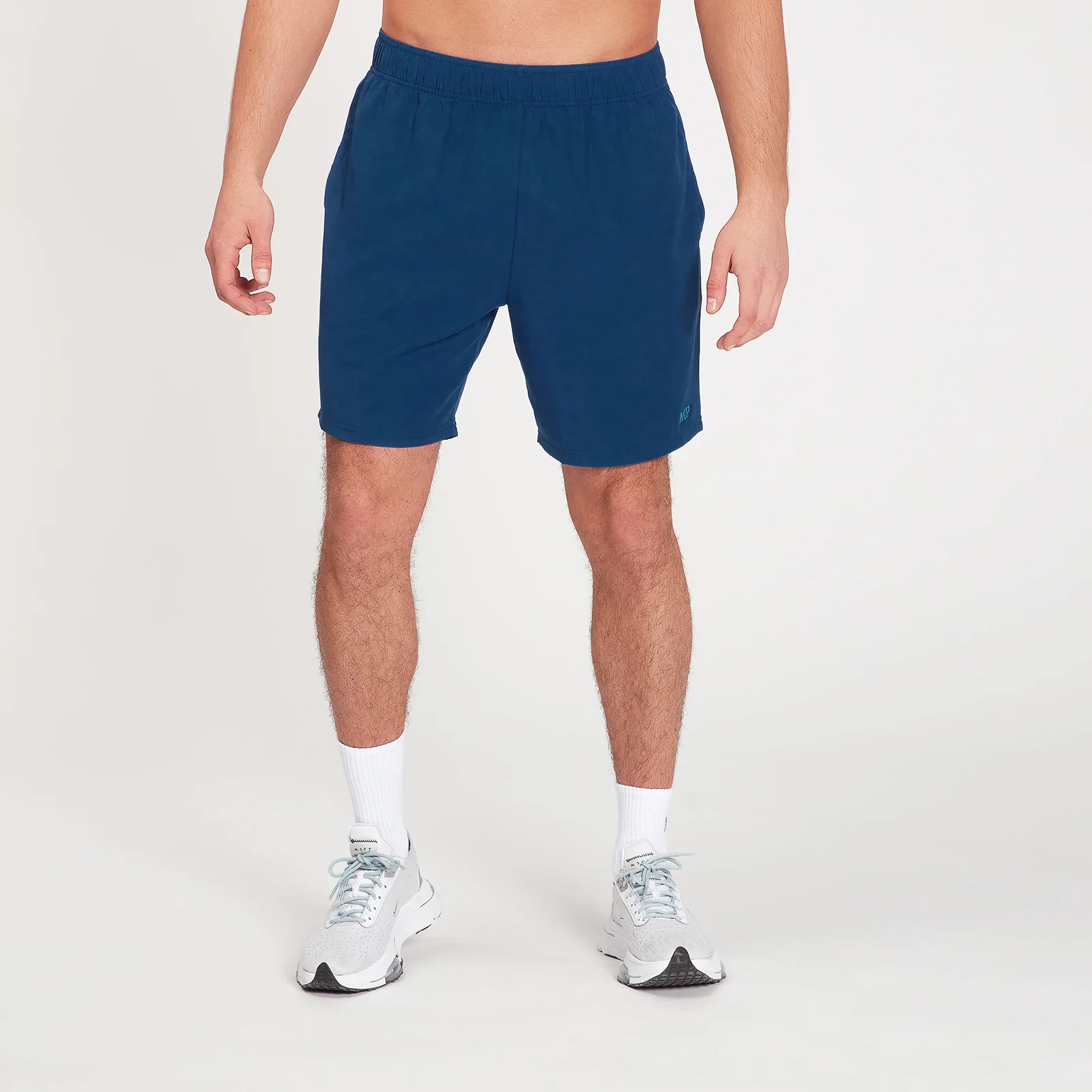 MP Men's Fade Graphic Training Shorts - Dark Blue - XXS Image 1