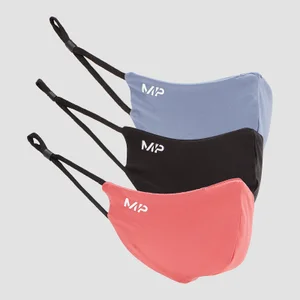 MP Mask (3 Pack) - Black/Berry Pink/Galaxy - Colour Black/Berry Pink/Galaxy