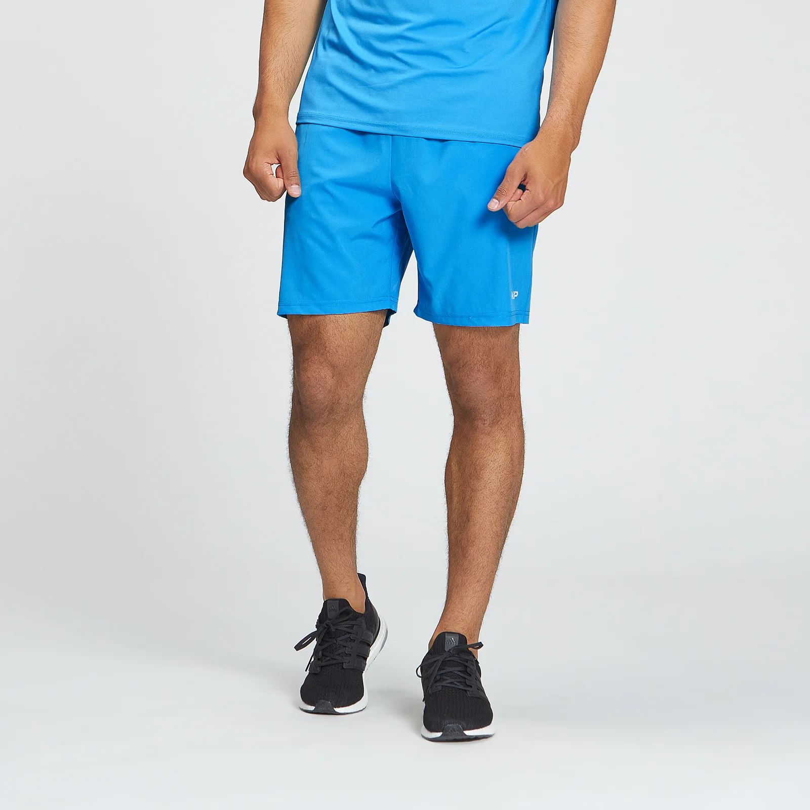 MP Men's Tempo Graphic Shorts - Bright Blue - XXS Image 1