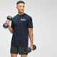 MP Men's Adapt Tie Dye Short Sleeve Oversized T-Shirt - Petrol Blue/Black