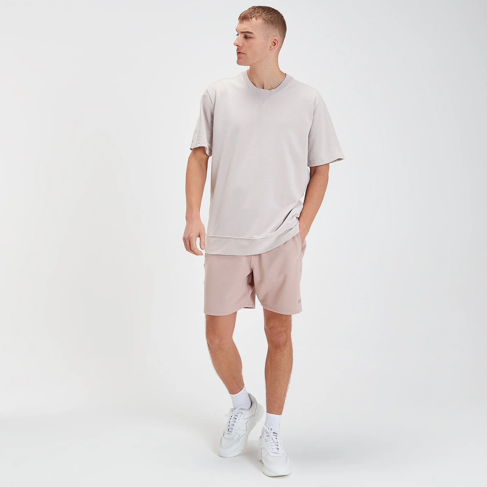 MP Men's Rest Day Short Sleeve T-Shirt - Bone Grey - XXS Image 1
