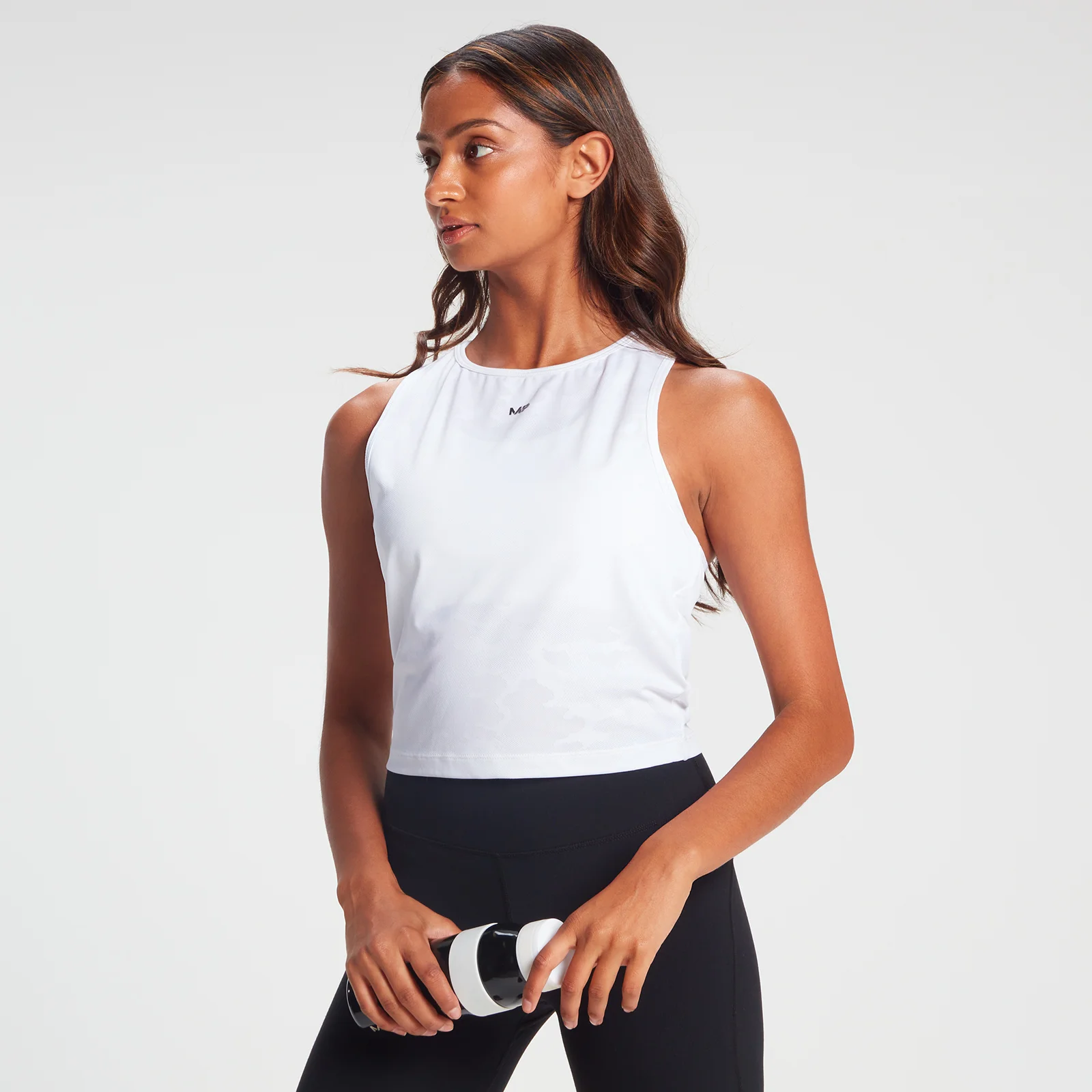 MP Women's Adapt Camo Tank - White - XS Image 1