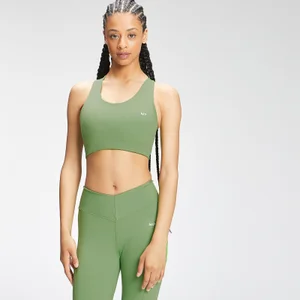 MP Women's Tempo Cross Back Repreve® Sports Bra - Apple Green - Size M