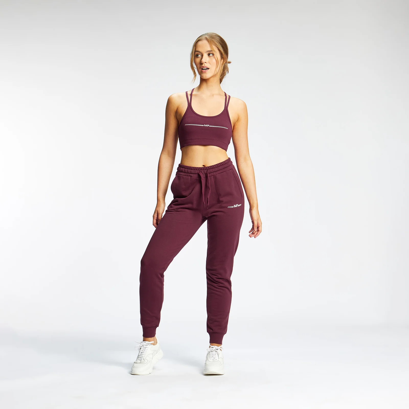 MP Women's Mini Mark Graphic Bra - Merlot - XXS Image 1