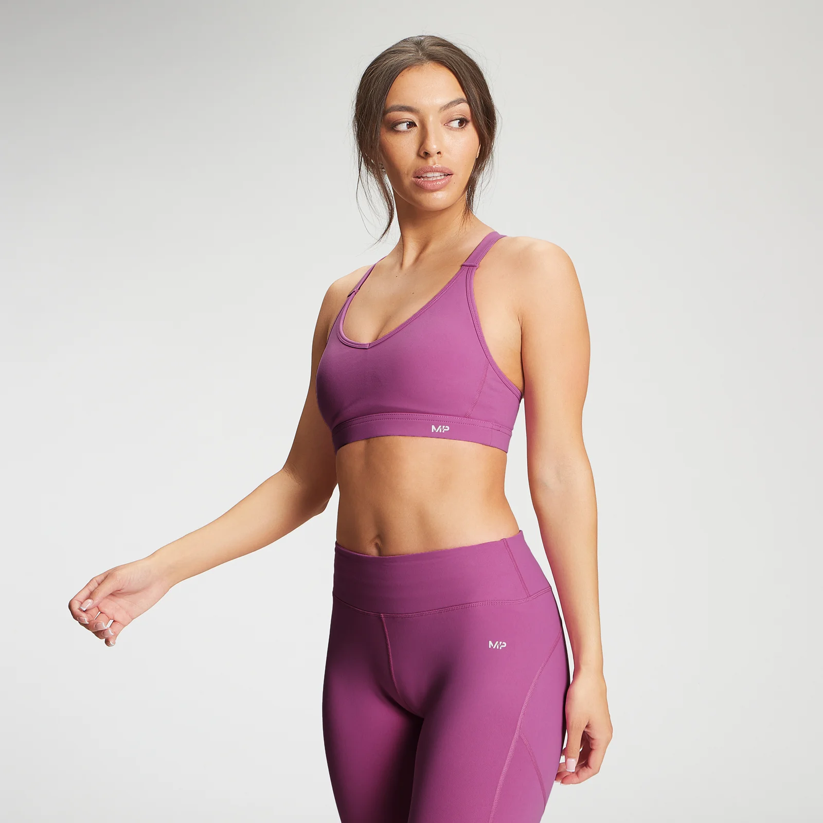 MP Women's Power Mesh Sports Bra - Orchid - L Image 1
