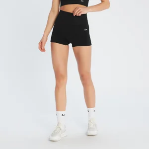 MP Women's Shape Seamless Booty Shorts - Black - Size S
