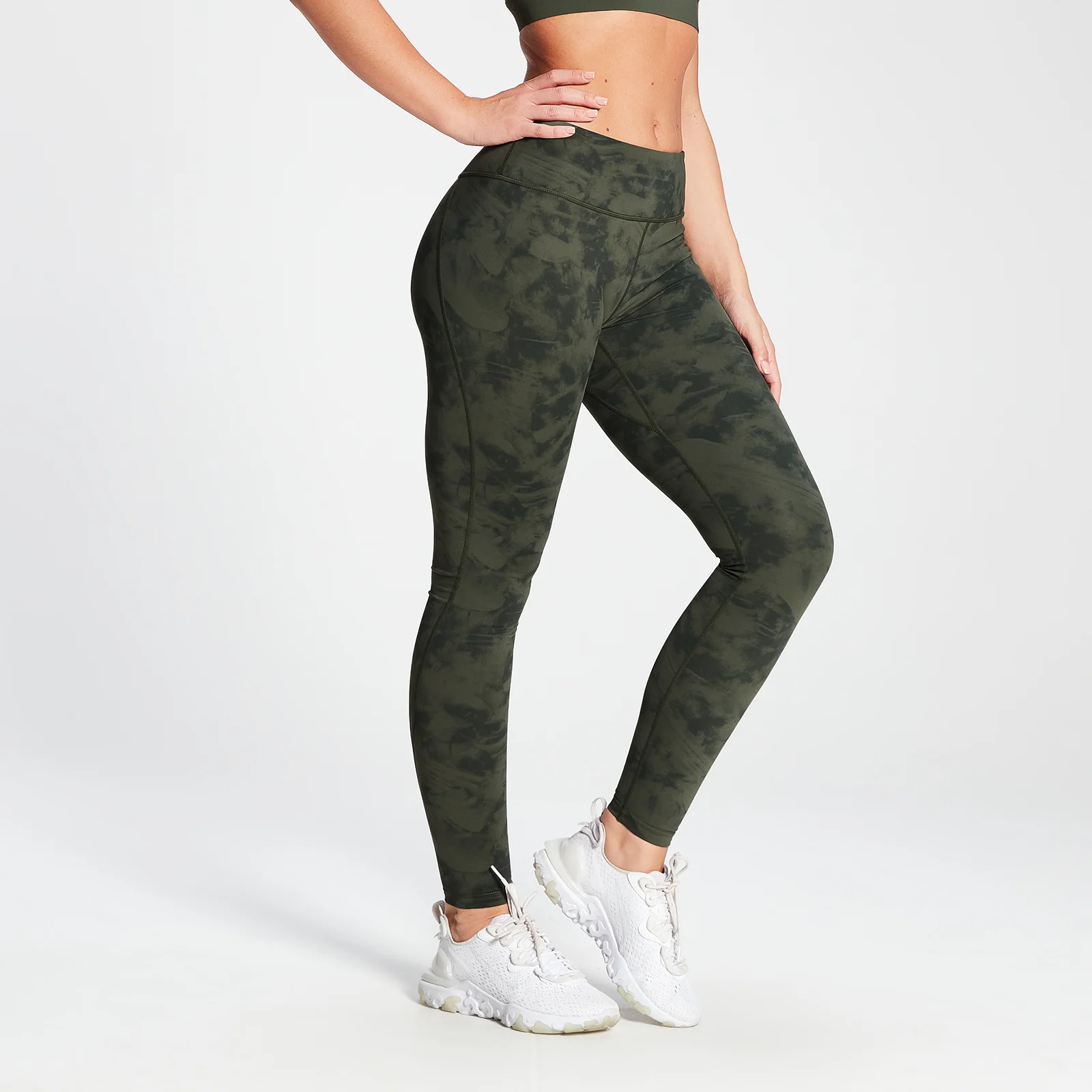 MP Women's Training Reversible Leggings - Vine Leaf - S Image 1