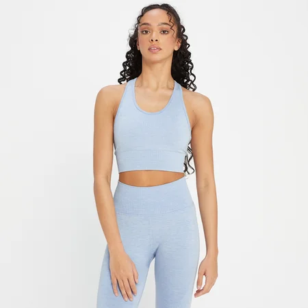MP Women's Composure Seamless Sports Bra - Blue Sky