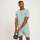 MP Men's Linear Mark Graphic Training Short Sleeve T-Shirt - Ice Blue